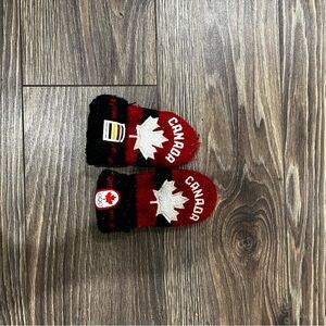 Baby Canada Maple Leaf Mittens